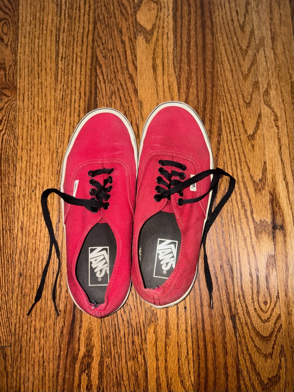 Red and Black Vans